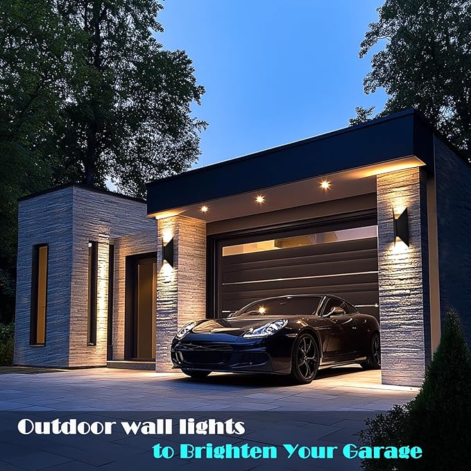 LED Up and Down Lights Outdoor Wall Lights, 5-Color Temperature Waterproof - Image 7