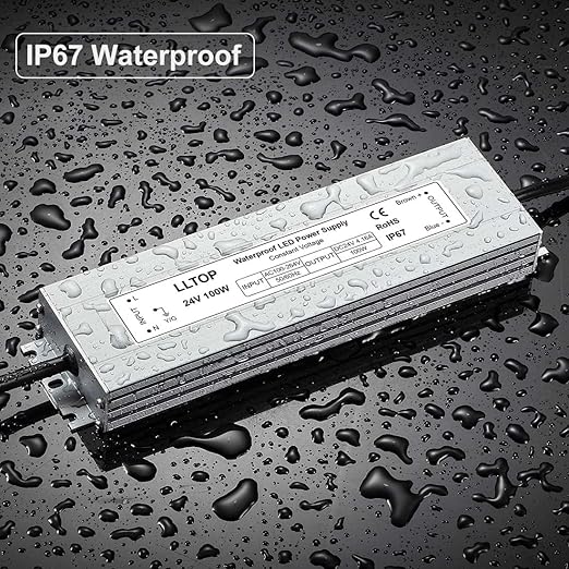 LED Driver 100 Watts 100-264V AC to 24V DC 4.16A Power Supply Waterproof Low - Image 7