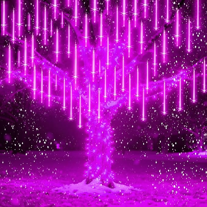 Christmas Lights 12 Inch 10 Tubes Meteor Shower Light LED Falling Rain Drop by EAGWELL