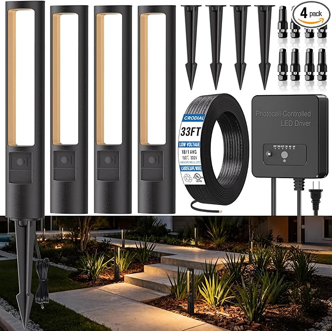 LED Low Voltage Landscape Lighting Kit by PETLIK