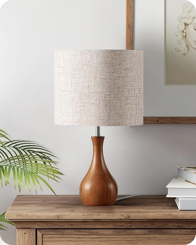 Small Table Lamp, 14.2" Cute Little Desk Lamp - Image 6
