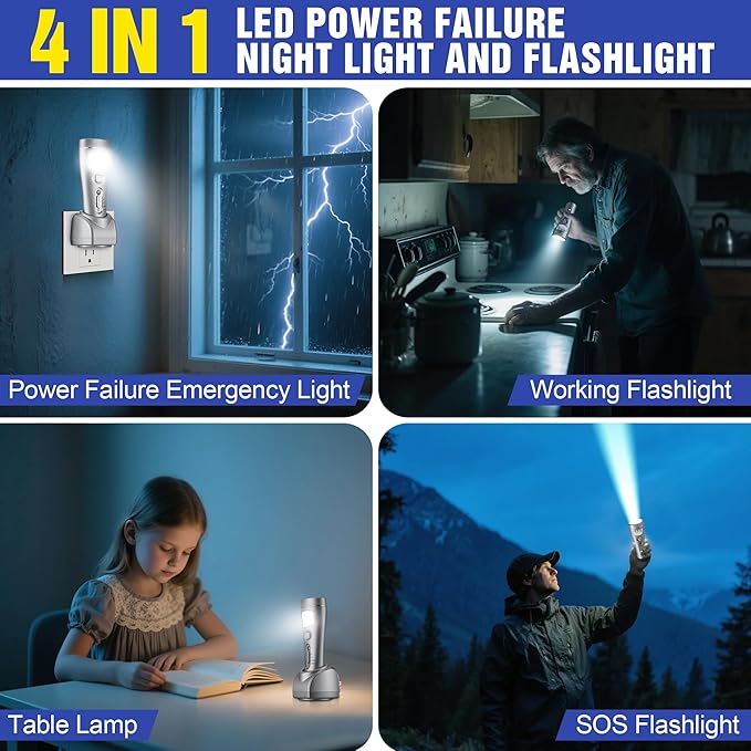 6 Pack Rechargeable Emergency Lights - Image 9