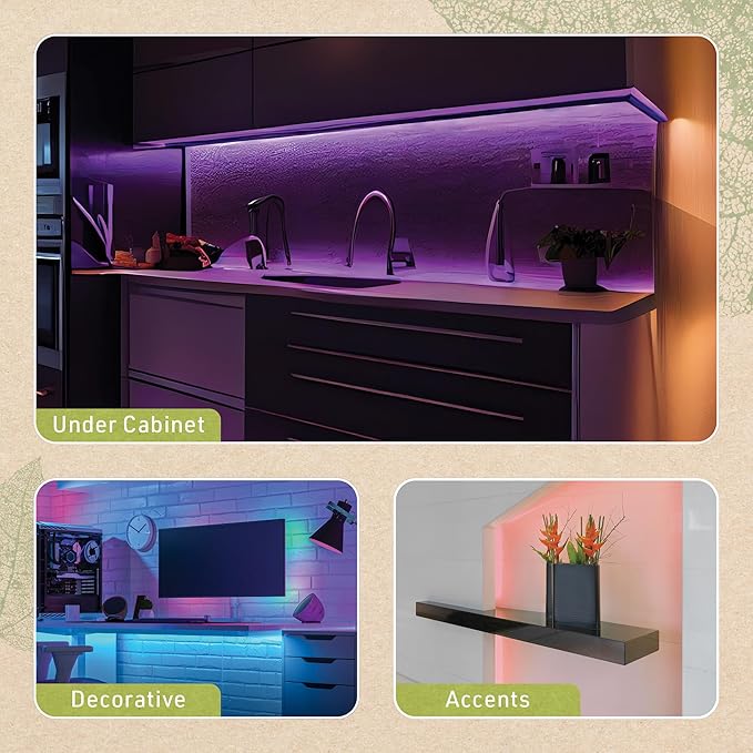 Multicolor 12" LED Strip Light Kit - Image 6
