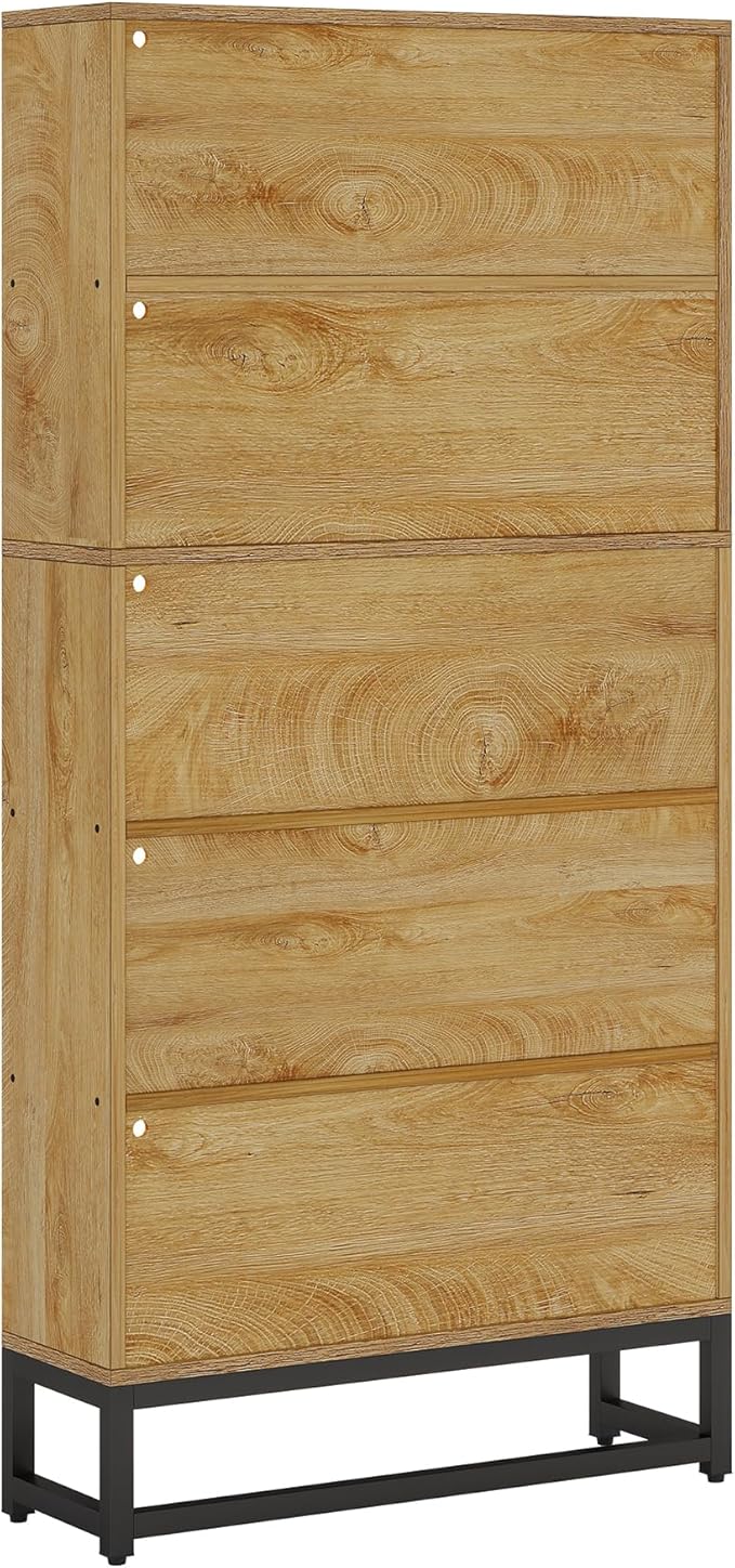Tribesigns Tall Bookcase and Bookshelf, 70.8" Large Bookcases Organizer - Image 3
