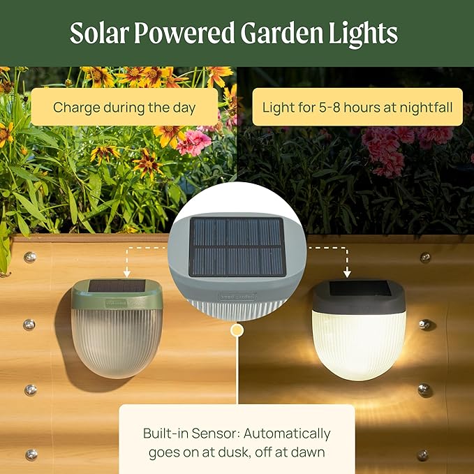 Vego garden Rippled Solar Garden Lights - Image 3