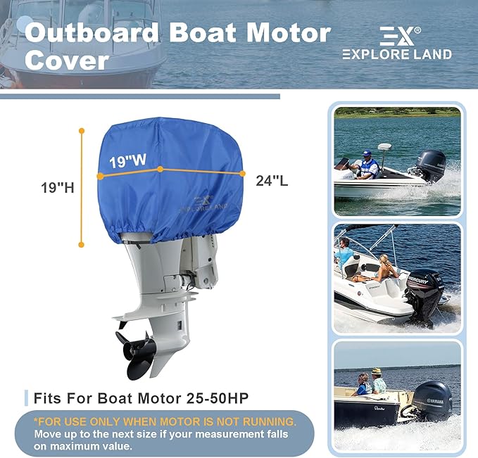 Explore Land Outboard Motor Cover - Image 4