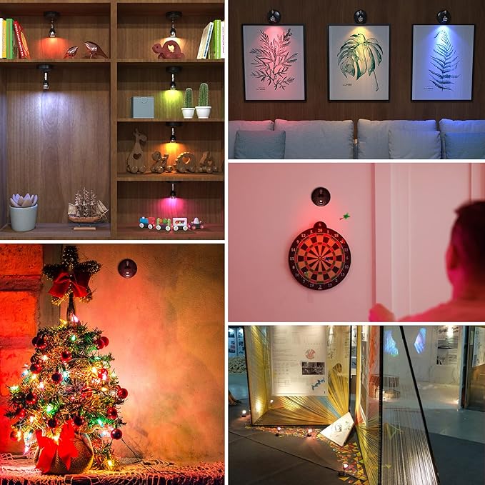 LED Spot Lights Indoor Wireless Battery Operated Small Spotlight - Image 2