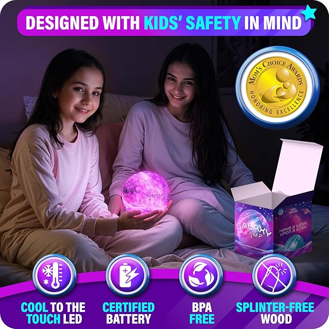 Mind-Glowing Galaxy Moon Lamp - Image 5