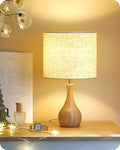 Small Table Lamp, Wood Desk Lamp by GOEBLESON