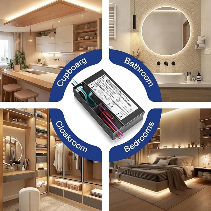 24V 100W Dimmable LED Driver, Triac/ELV/MLV//0-10V/1-10V/PWM/V-R 5-in-1 Power - Image 4
