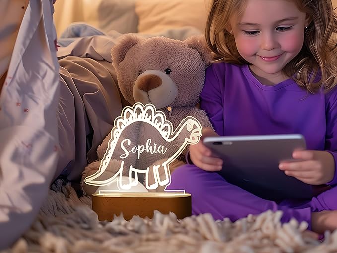 Personalized Night Light for Kids – Custom Baby Girl Gifts, Monogrammed Baby - Image 6