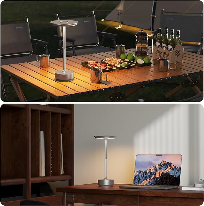 1 Pack Rechargeable Cordless Table Lamps, Portable 5000mAh Battery Table Light - Image 6