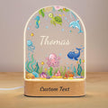 Personalized Baby Gifts for Kids, Custom Name LED Acrylic Night Light, Marine by Unknown