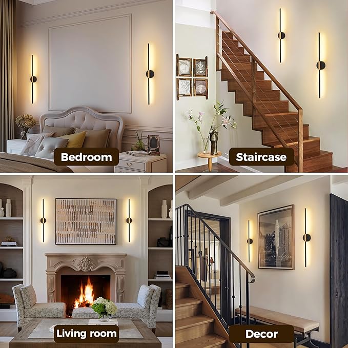 Wireless Wall Sconce Battery Operated Set of 2 - Image 6