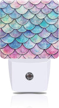 Mermaid Scales Night Light, Plug-in Nightlight by FOISIIAEA