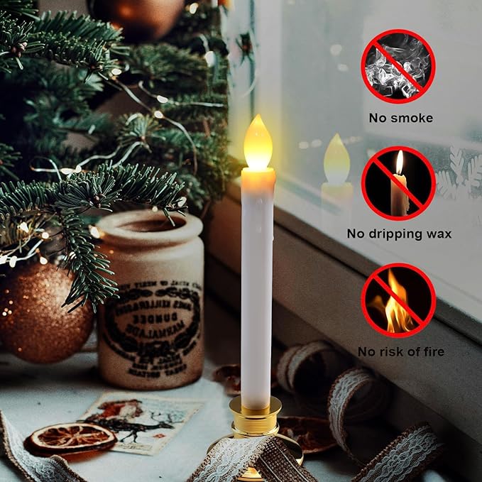 LED Flameless Window Candles - Image 2