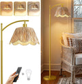 Oneach Boho Floor Lamp with 3 Color Temperatures, Farmhouse Floor Lamps by Oneach