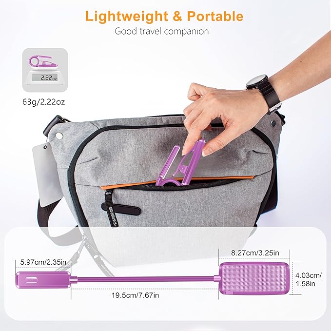 Gritin 9 LED Rechargeable Book Light - Image 8