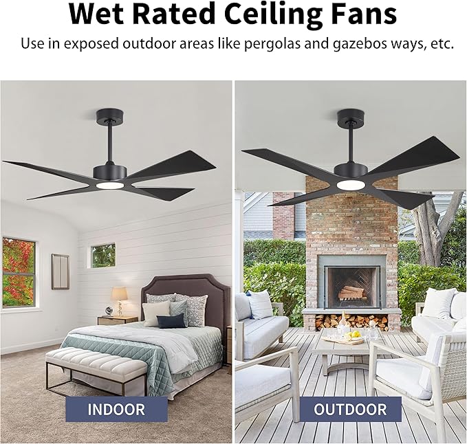 WINGBO 64" Wet Rated Outdoor Ceiling Fan - Image 8
