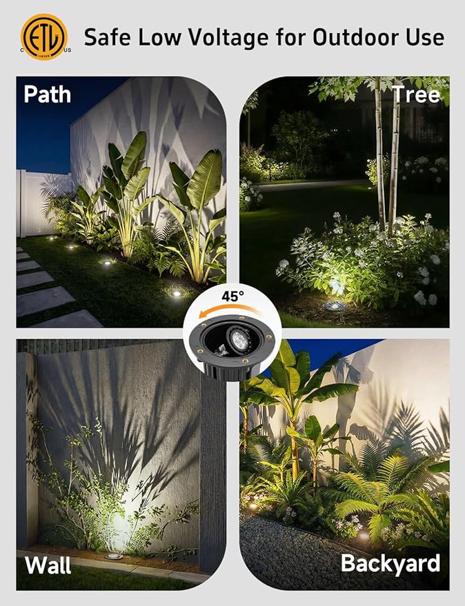 Gardenreet Landscape Brass Well Lights - Image 5