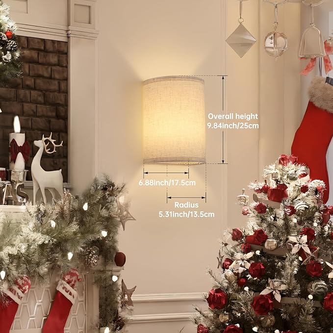 Adhesive Battery Operated Wall Sconce Set of 2, 6000 mAh Battery Rechargeable - Image 8