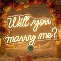 Will You Marry Me Neon Sign for Wall Decor Wedding LED Letters Neon Sign by Wanxing