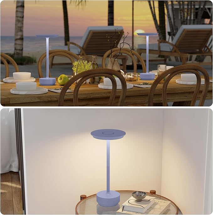 1 Pack Rechargeable Table Lamps Cordless, Portable 5000mAh Outdoor Table Light - Image 5