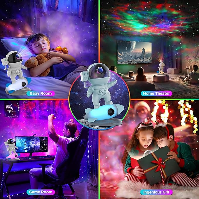 Astronaut Galaxy Projector for Bedroom, Star Projector Galaxy Light - Image 7