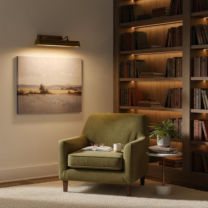 24in Modern Brass Picture Lights - Image 6
