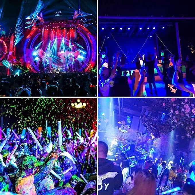600W 4 Pack LED Black Light, 395nm to 405nm LED UV Blacklight, IP66 Waterproof - Image 6