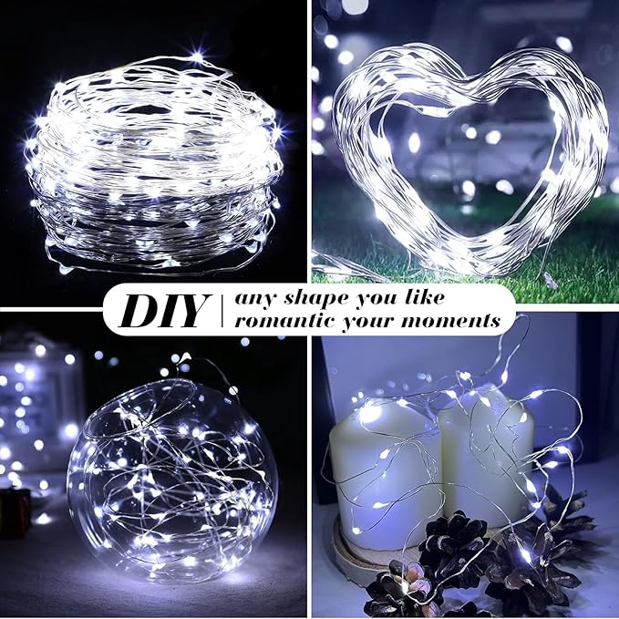 ZGWJ 6 Pack Fairy Lights Battery Operated - Image 4