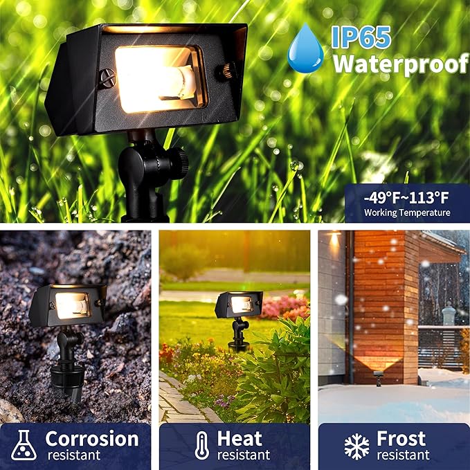 Gardenreet Brass Wall Wash Lights - Image 4