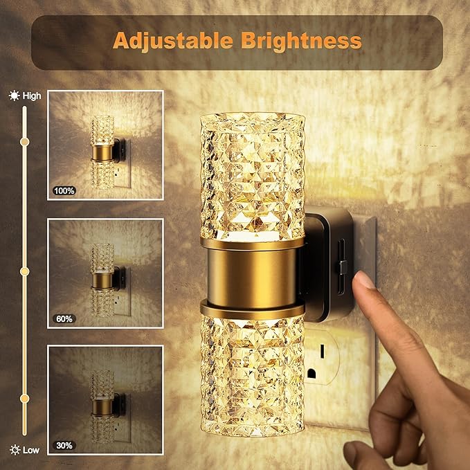 JandCase Night Light, Night Lights Plug into Wall, Automatic LED Night Light - Image 2