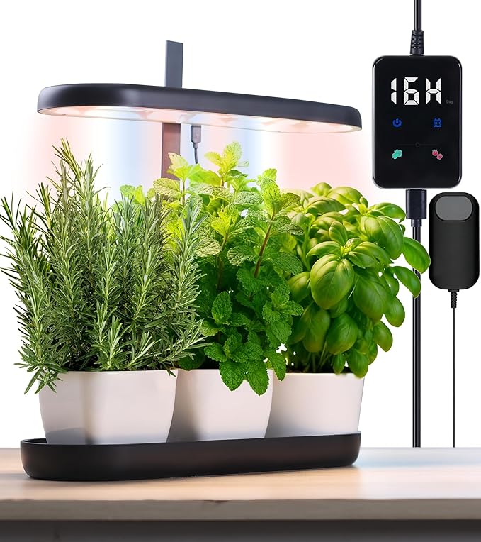 Grow Lights for Indoor Plants, 20W Full Spectrum LED Grow Lamp for Indoor Garden by Dryades