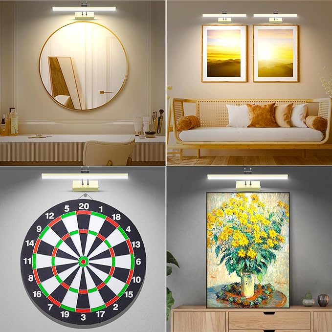 Picture Light, Picture Lights for Wall Cordless, Battery Wall Lights for - Image 4
