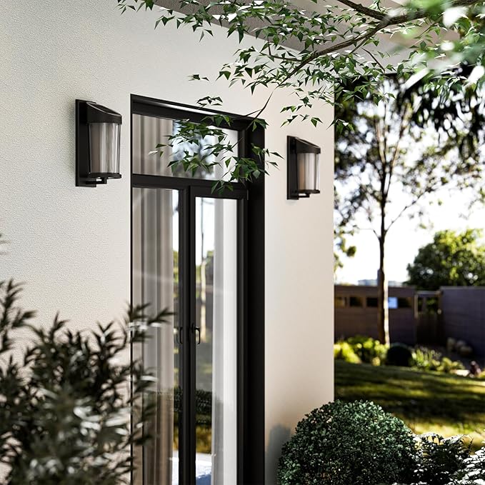 Solar Yard 4-Pack Outdoor Wall Lights, Light Fixture, LED Exterior Lighting - Image 2