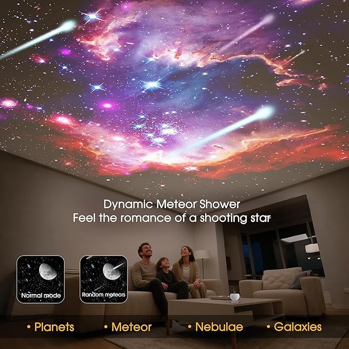 L LOHAS LED Galaxy Projector for Bedroom, 13 in 1 Star Projector Night Light - Image 6