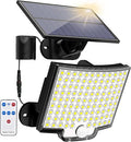 Solar Lights Outdoor, 106 LED 3000LM Solar Powered Motion Sensor Flood Lights by KERNOWO