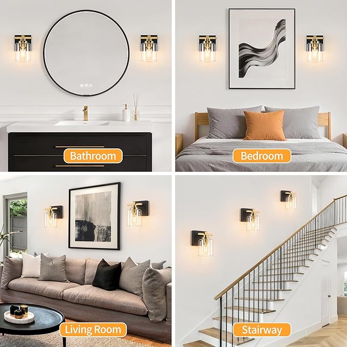 1 Light Modern Bathroom Light Fixtures Over Mirror, E26 Socket - Image 6