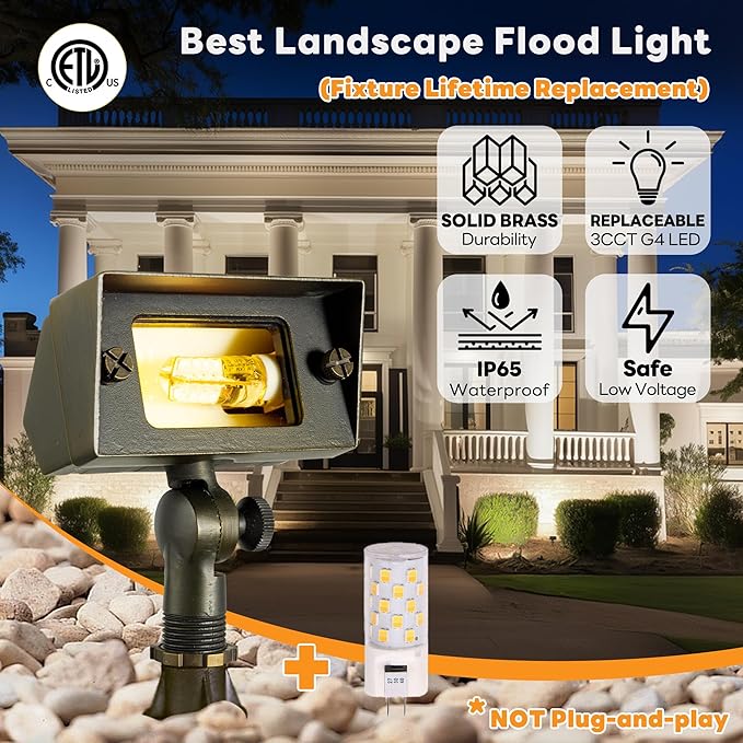 Gardenreet Solid Brass Flood Lights - Image 2