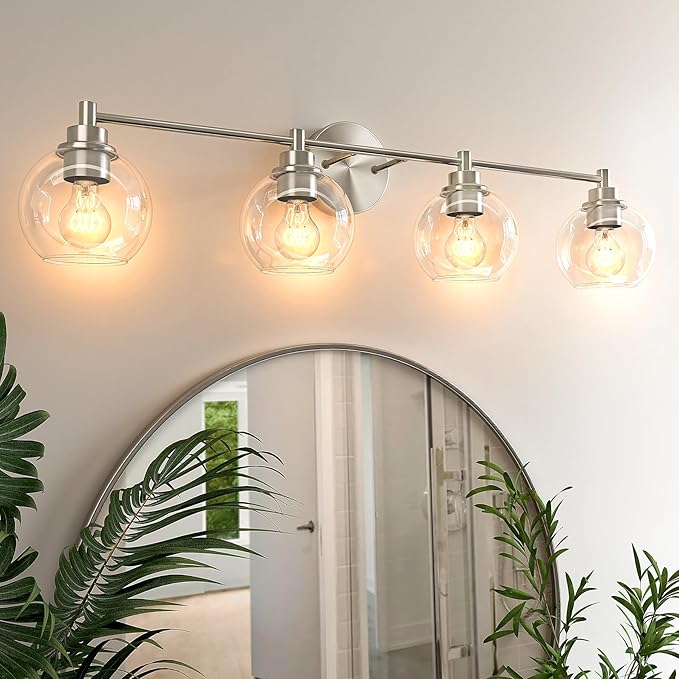 VONLUCE Bathroom Light Fixtures, 4-Light Vanity Light - Image 9