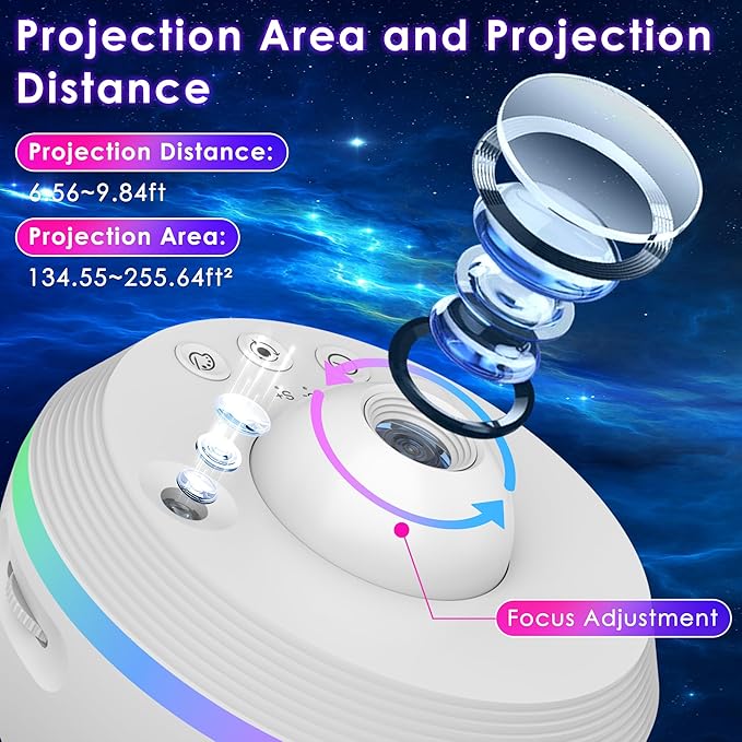 Galaxy Projector for Bedroom, Star Projector Galaxy Light - Image 4