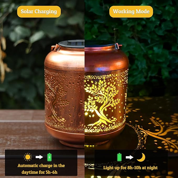 Solar Lanterns Outdoor Waterproof, Birthday Gifts - Image 8