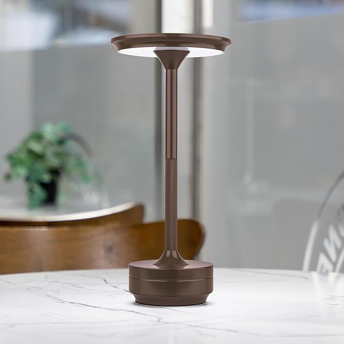 Cordless Rechargeable Touch Lamp 5000mAh Battery, 20+ Hours Use, USB-C Charging - Image 2