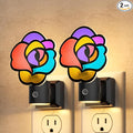 Briignite Flower Night Light, Decorative Rose Night Lights Plug into Wall by WelcometoBriigniteenjoyyourshopping