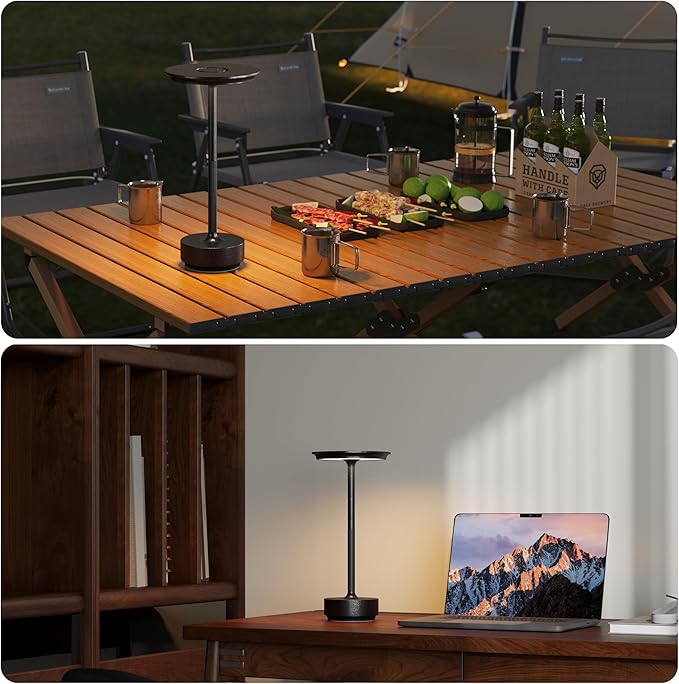 1 Pack Rechargeable Table Lamps Cordless, Portable 5000mAh Outdoor Table Light - Image 6