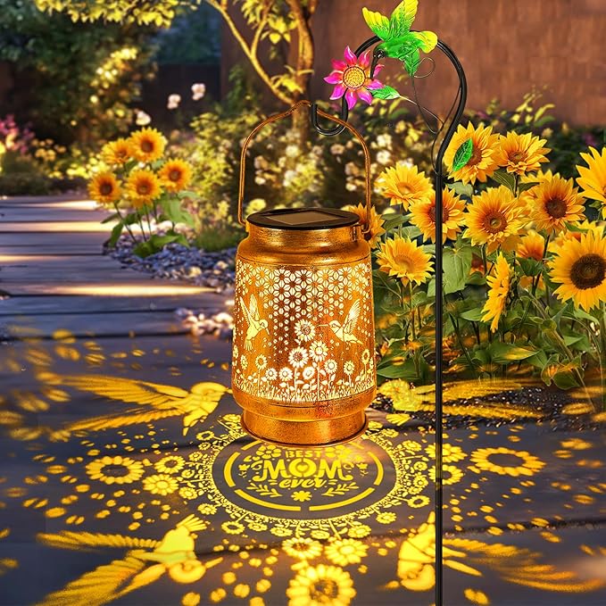 Hummingbird Solar Lanterns Outdoor Garden Decor, Christmas Gifts by stadeco