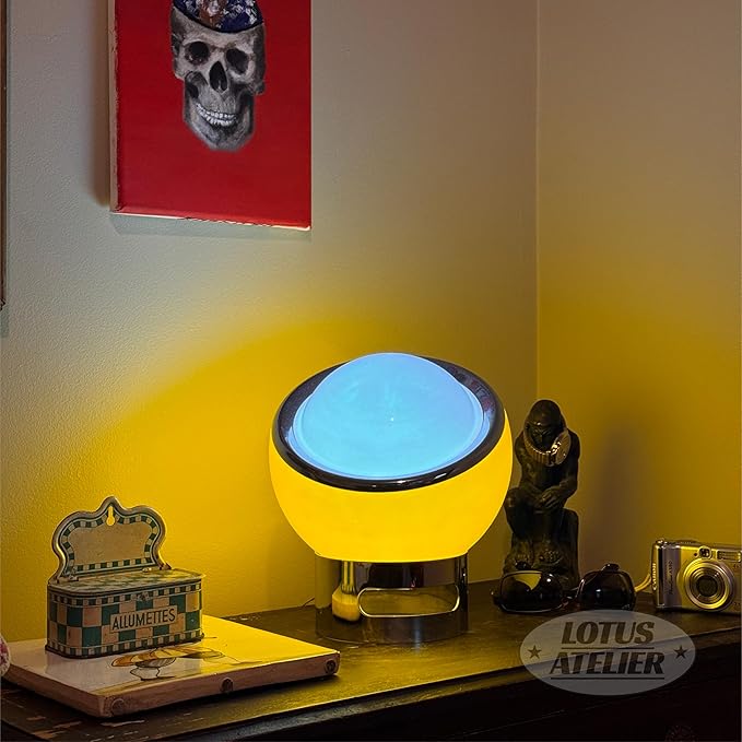 Lotus Atelier Bauhaus Lamp | Warm Retro Orange Lamp - Image 4