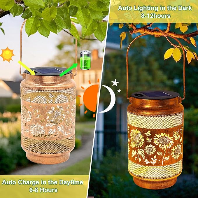 Sunflower Solar Lanterns Outdoor Waterproof - Image 7