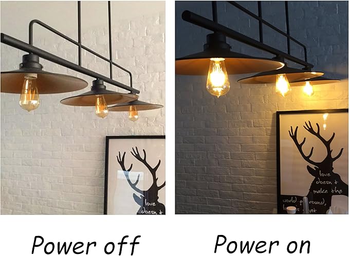 ASOKO LED Dimmable Vintage Edison Led Bulbs 6W Antique Style Edison Light Bulbs - Image 4